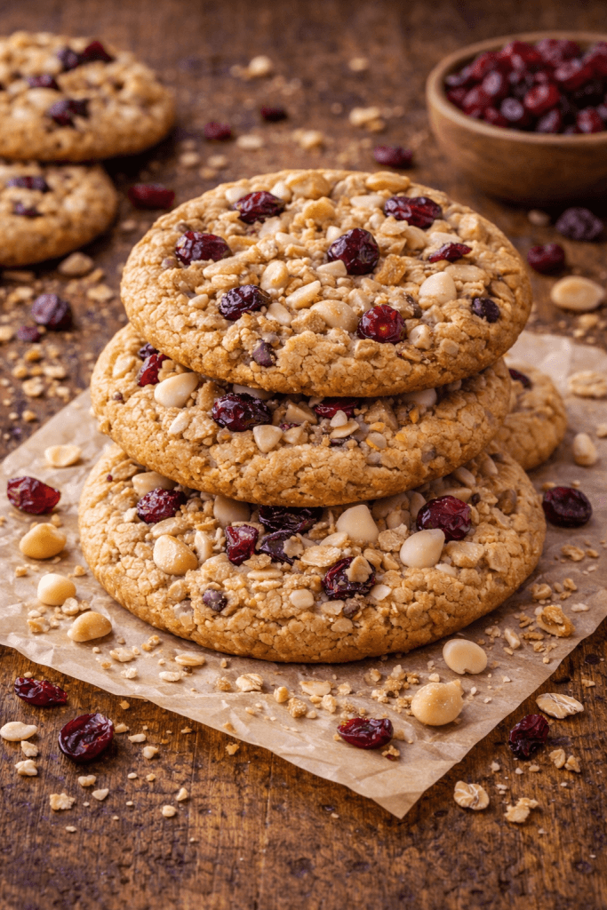 Oats & Cranberry Cookies