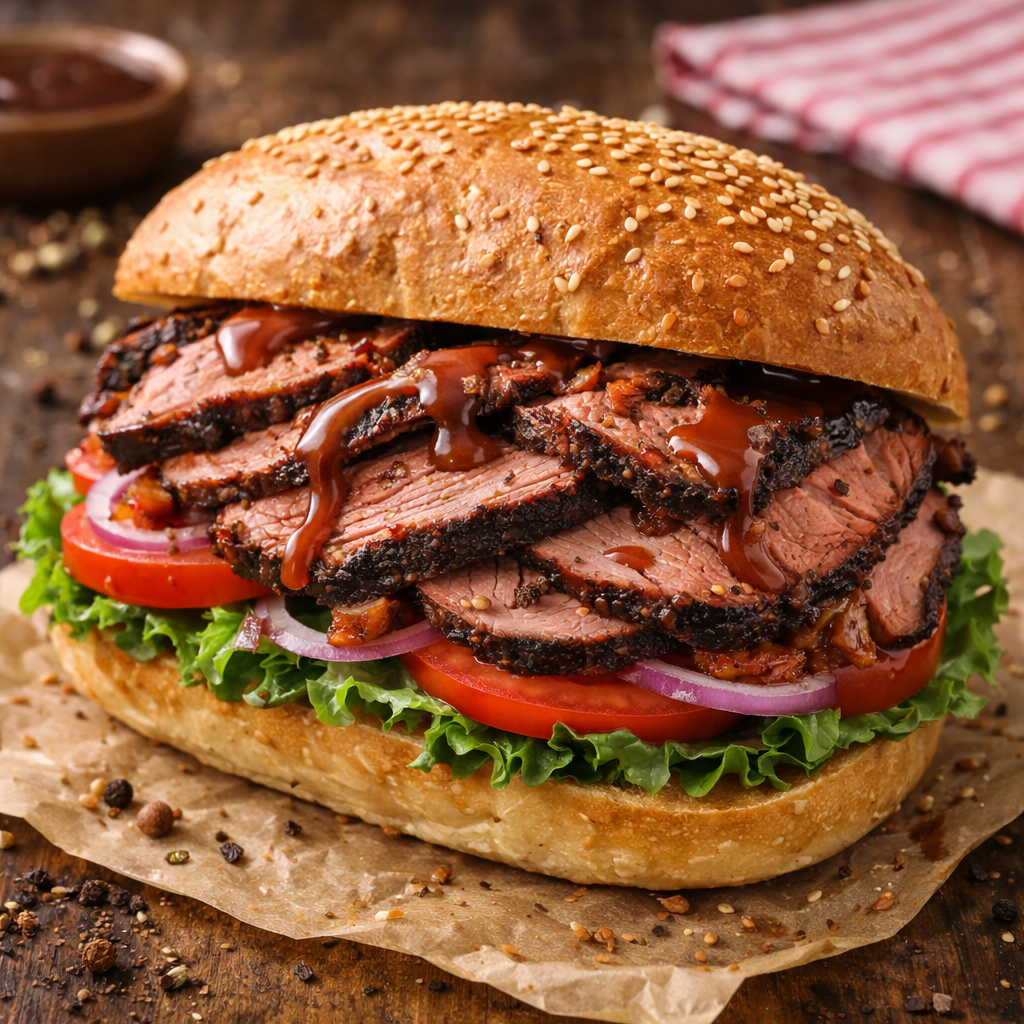 Smoked Beef Sandwich