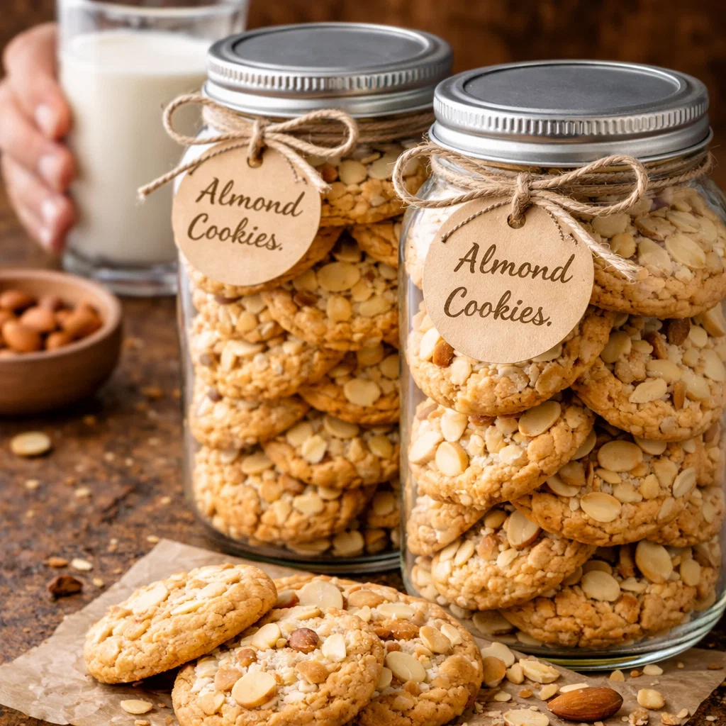 Almond Cookies Jars