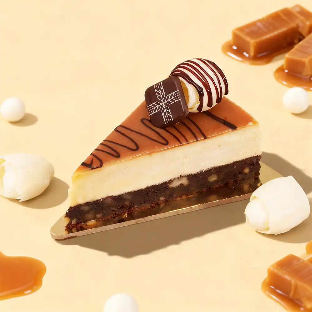 Caramel Brownie Cheesecake Pastry