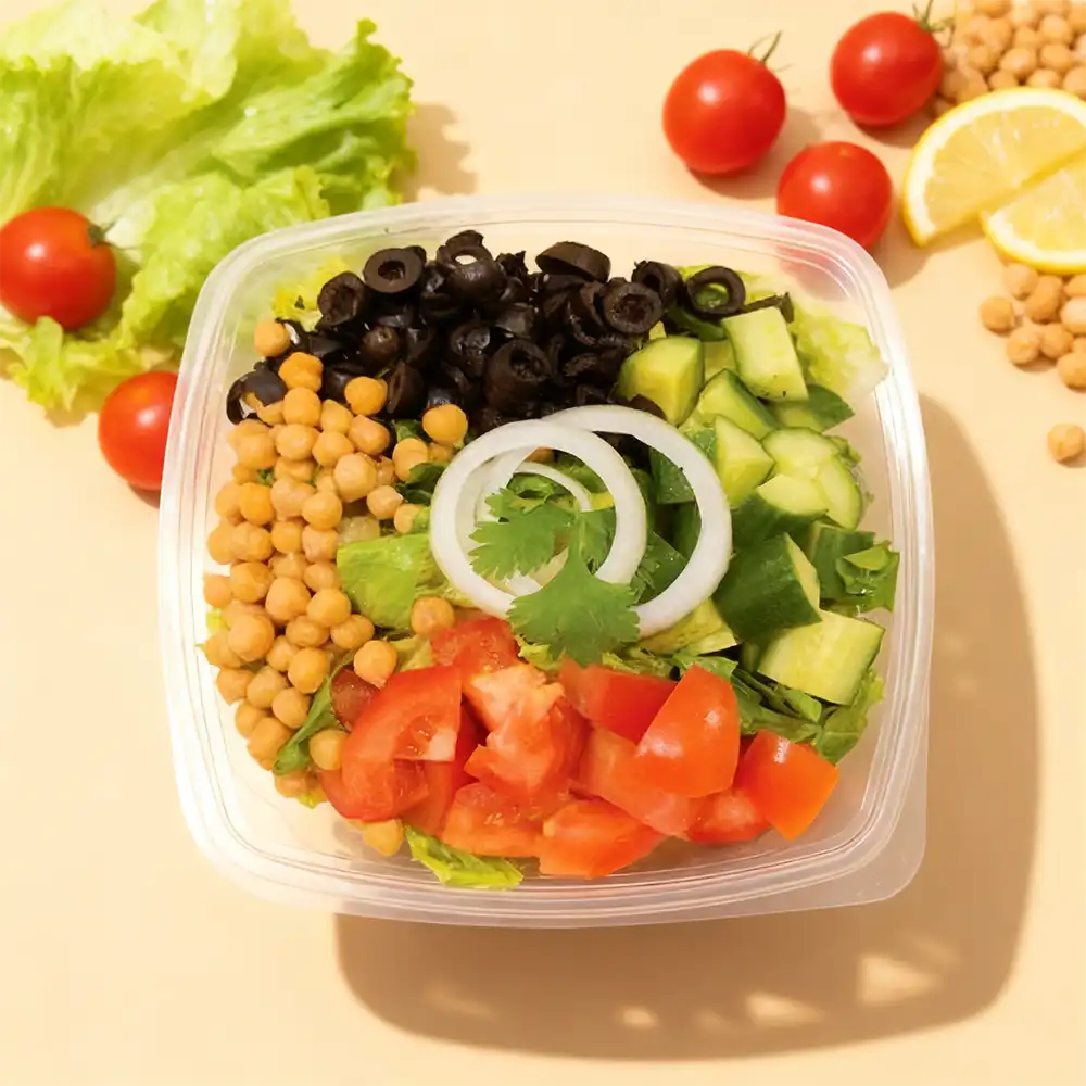 Chickpea Greek Salad