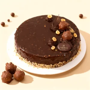 crunchy-ferrero-cake