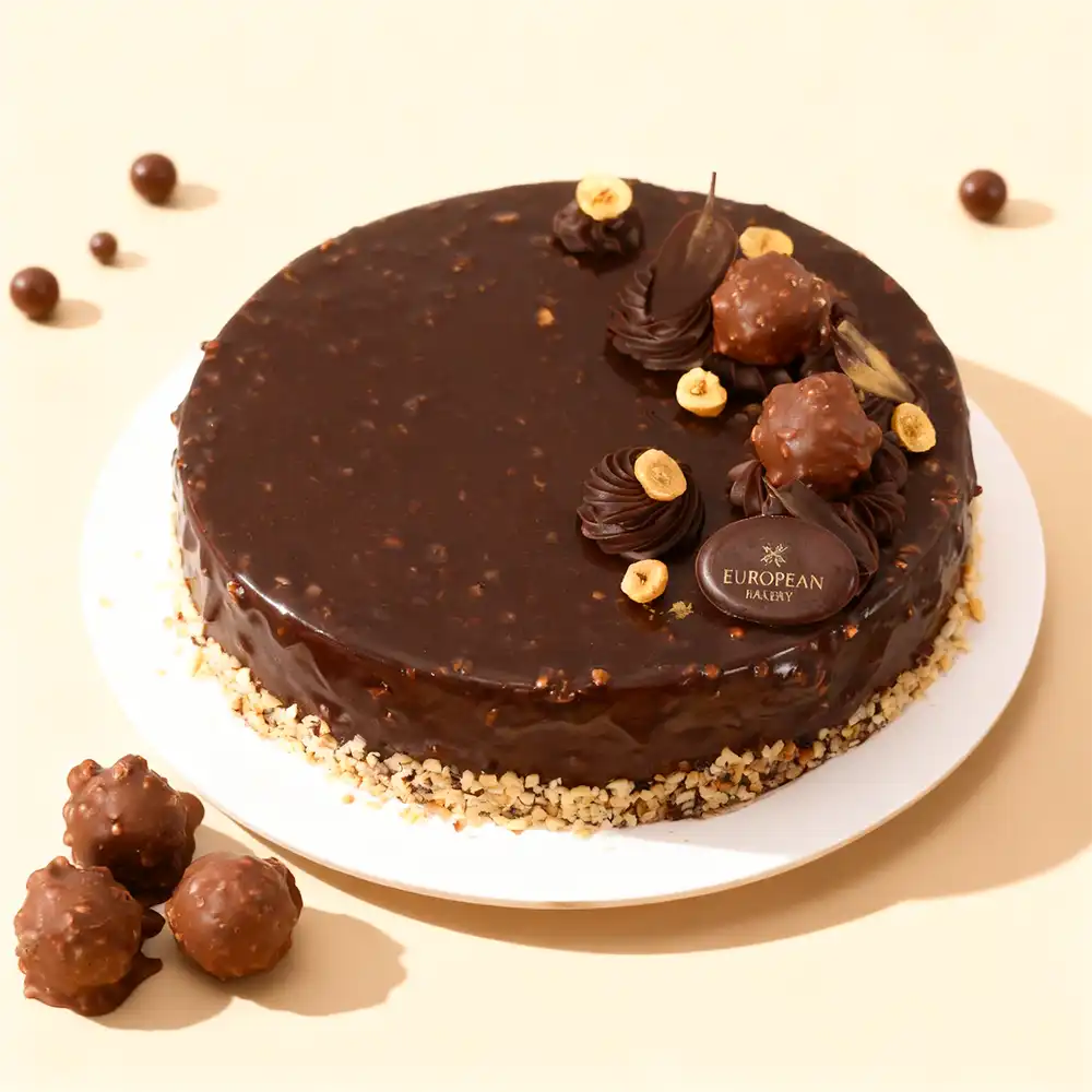 Crunchy Ferrero Cake