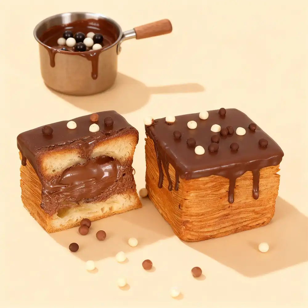Cube Croissant Nutella