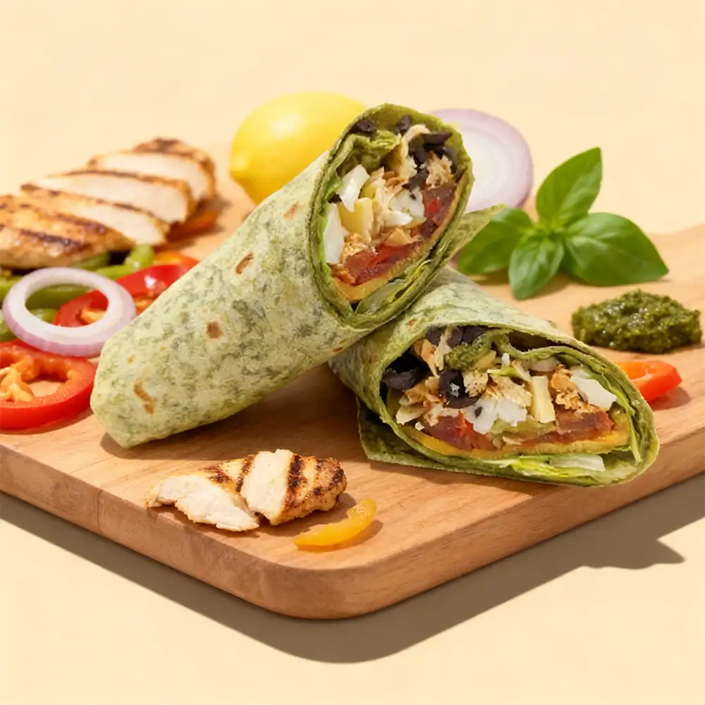 Pesto Chicken Wrap